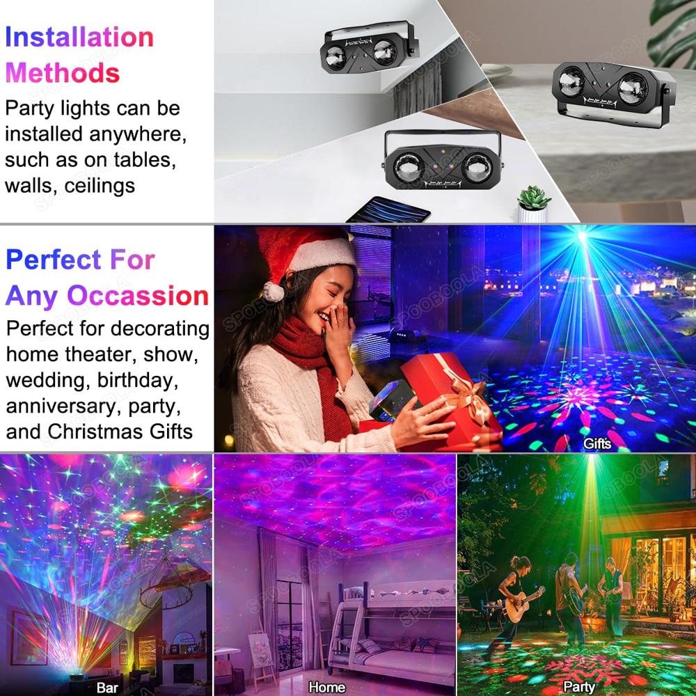 Rock Light RL-LL-60D Party Disco Ball DJ Light Projector