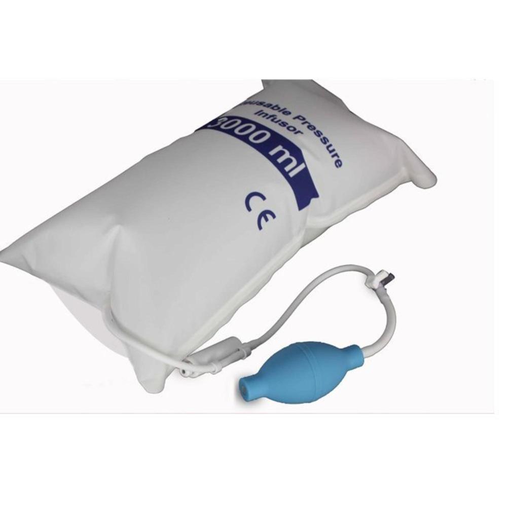 Disposable Pressure Infusion Bag 3000ml Reusable Pressure Infusor bag with gauge