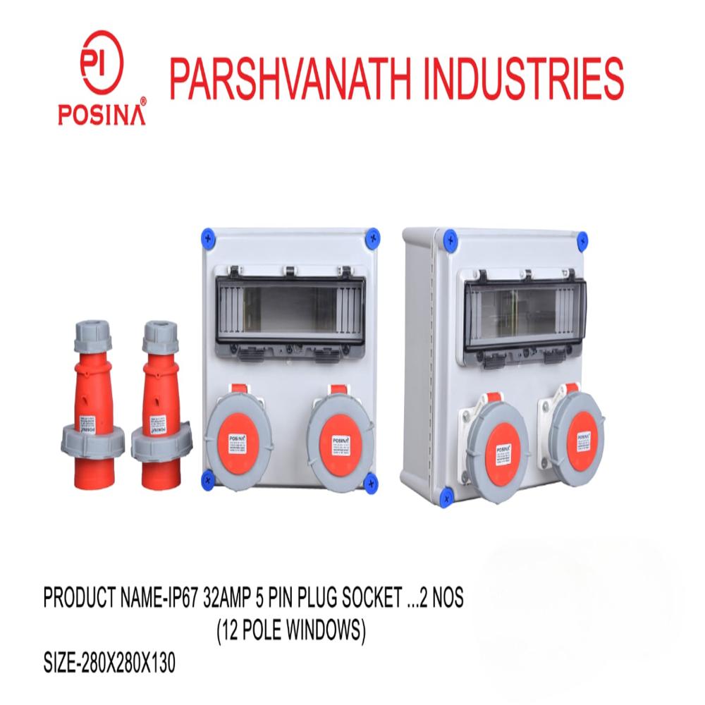 CUSTOMIZE JUNCTION BOXES HEAVY DUTY IP67 PLUG & SOCKET