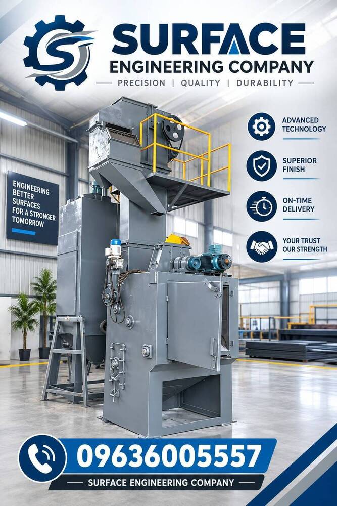 tumblast short blasting machine