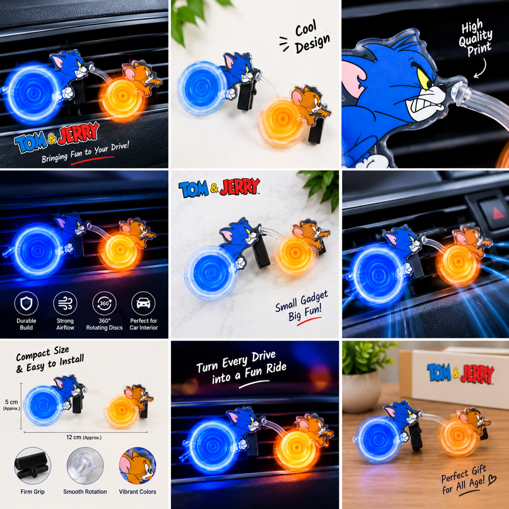 Tom & Jerry Eye Catching Air Vent Clip