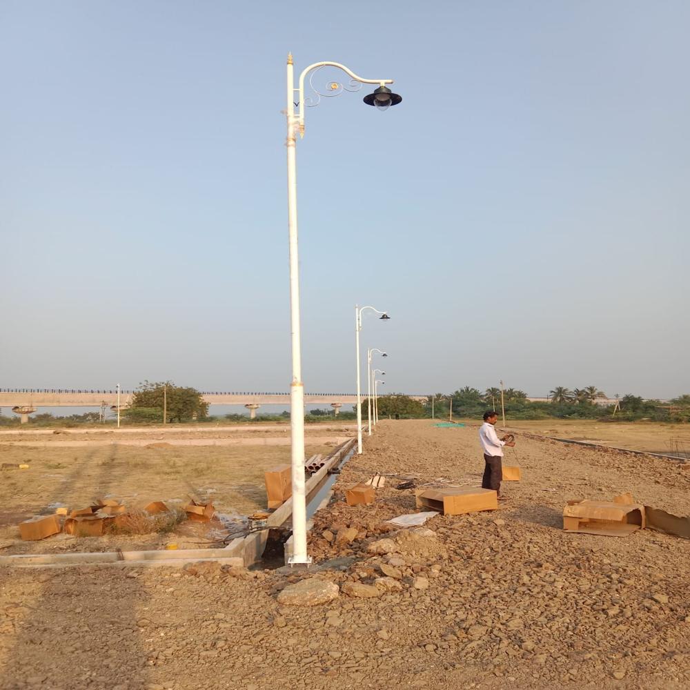 Flag Poles - Color: Silver