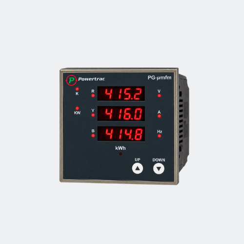 Digital Three Phase Multifunction Meter -Powertrac Pg- Umfm - Accuracy: Class 1.0 (Kwh); Class 0.5 (Voltage/current) %