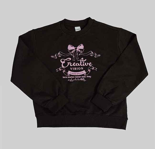 G22353 Girls French Terry Printed Pullovers