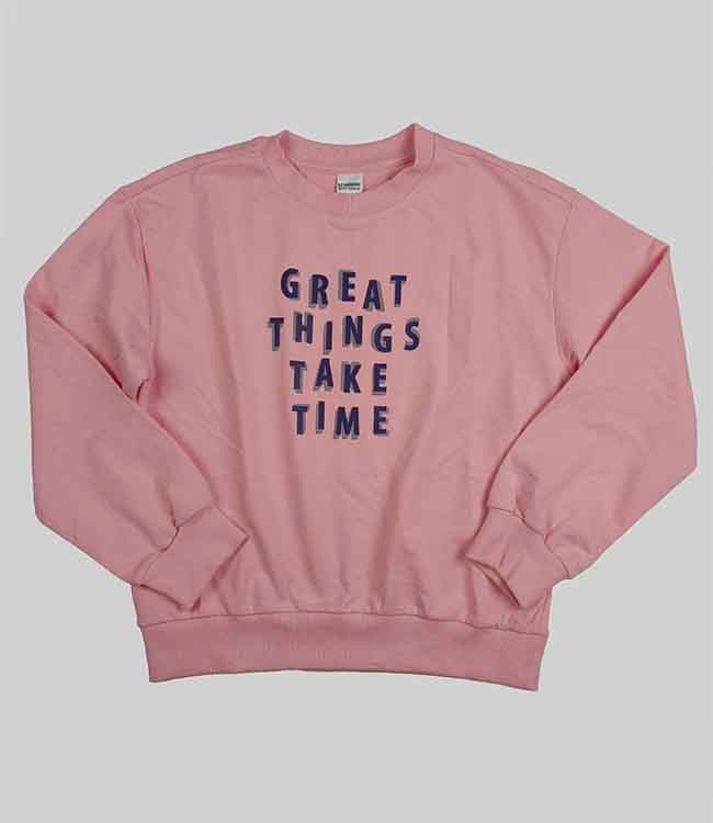 G22353 Girls French Terry Printed Pullovers