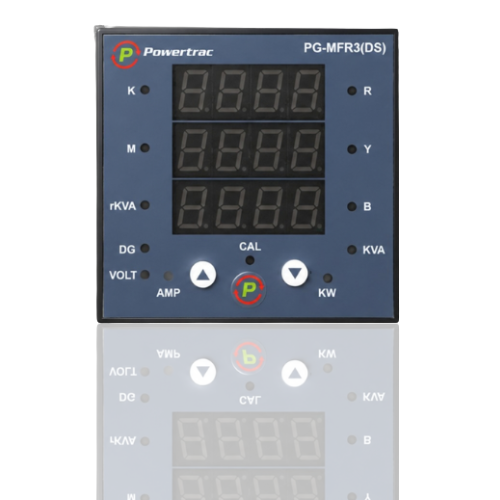 Three-Display Electrical Monitoring Controller - Accuracy: Class 0.5 %