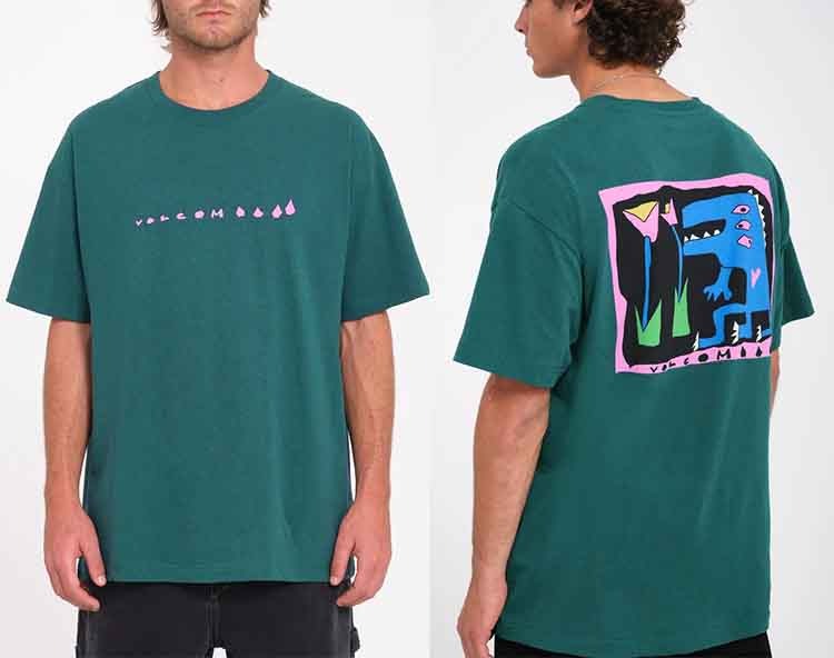 M11806 Mens Printed Loose-Fit T-Shirt