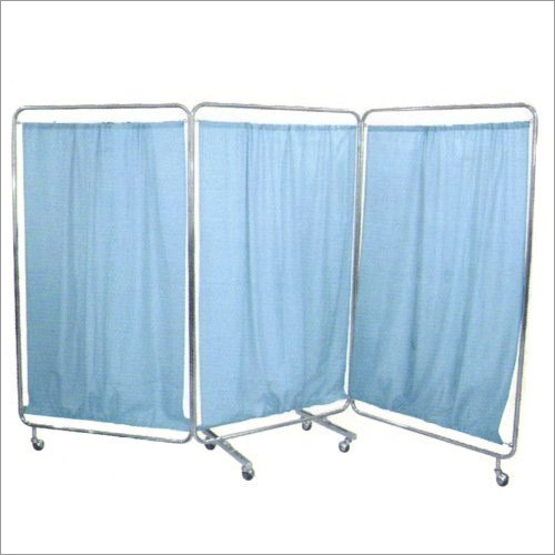 3 Panels Bedside Screen - Color: Blue