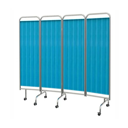 Ss 4 Fold Screen - Color: Blue