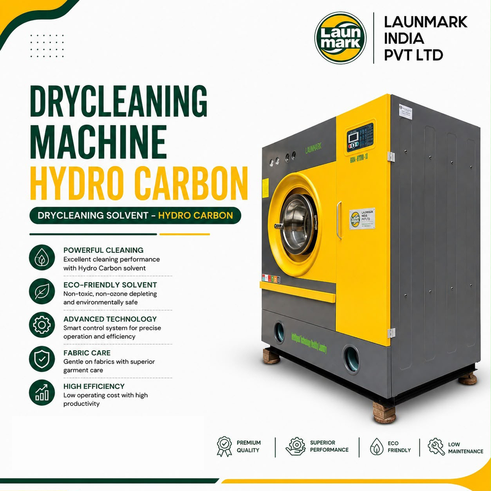 Dry Cleaning Machine a Hydro Carbon