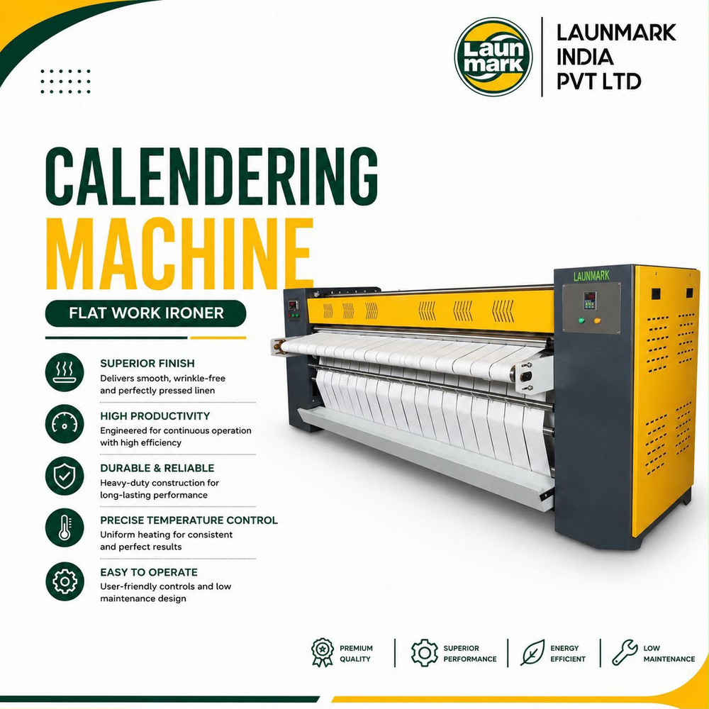 Flat Work Ironer a Calendaring Machine