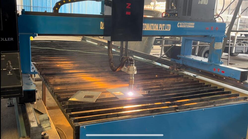 CNC Plasma Laser Cutting Machine