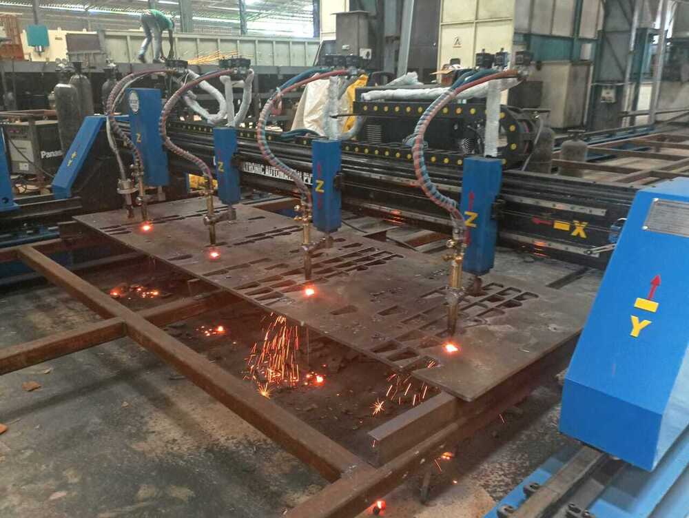 CNC Plasma OxyFuel Plate Profile Cutting Machine