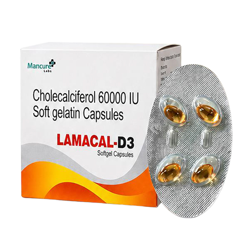 Cholecalciferol 60000IU Soft Gelatin Capsules