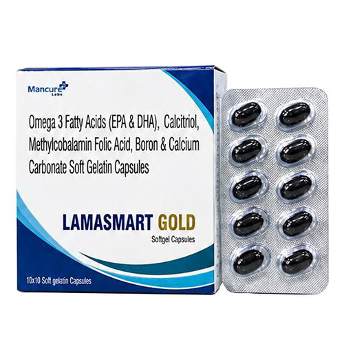 Omega3 Fatty Acids And Calcium Carbonate Soft Gelatin Capsules