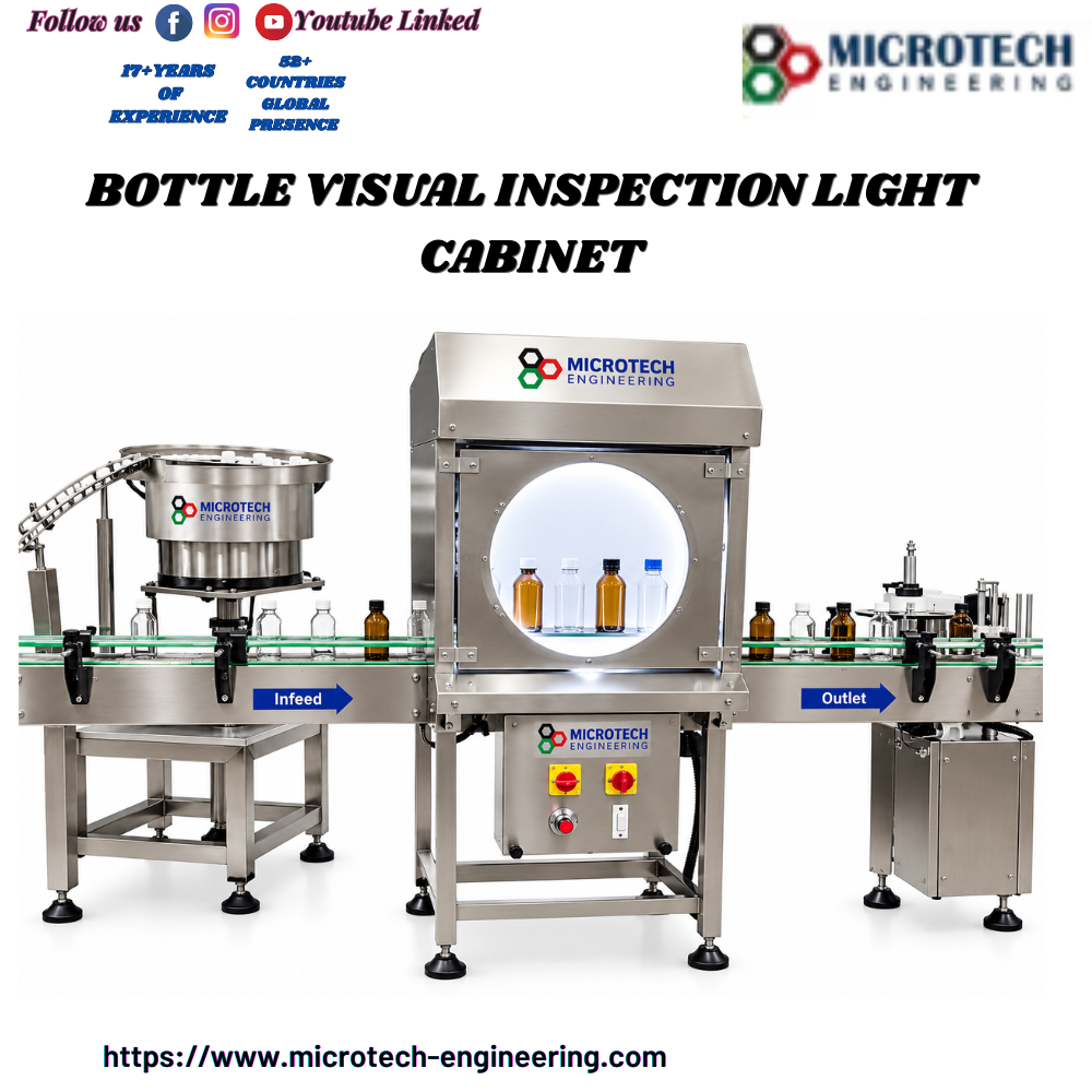 BOTTLE VISUAL INSPECTION LIGHT CABINET