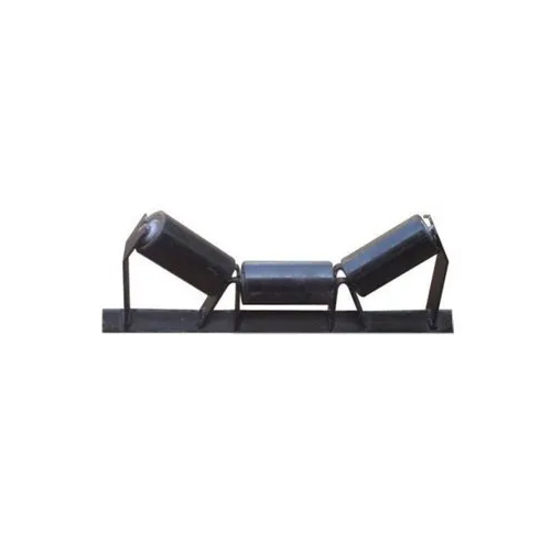 Conveyor Idler Roller - Mild Steel, Various Sizes, Polished Surface Finish, Classic Black Color | Sturdy Belt Structure, Warranty Included