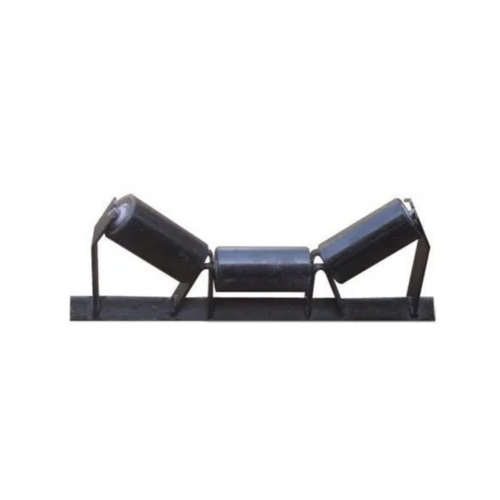 Conveyor Idler Roller - Mild Steel, Various Sizes, Polished Surface Finish, Classic Black Color | Sturdy Belt Structure, Warranty Included