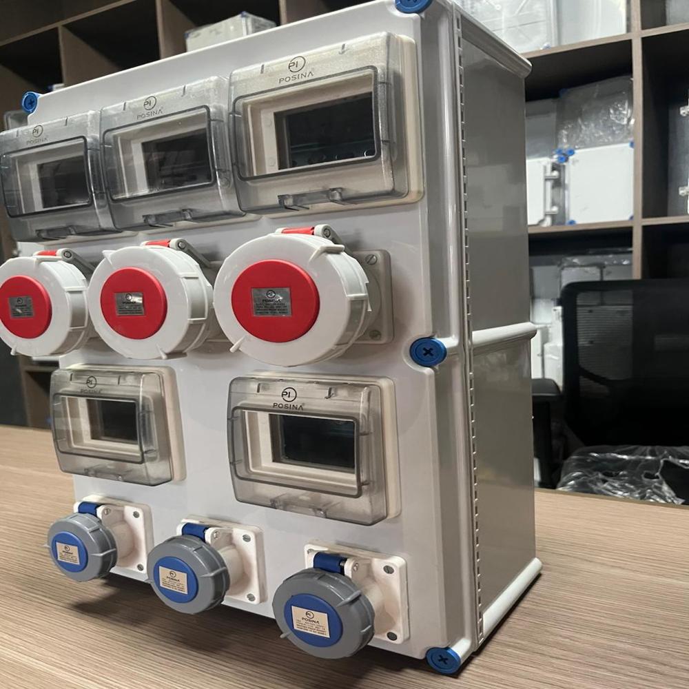 Customize junction boxes heavy duty IP67 plug & socket