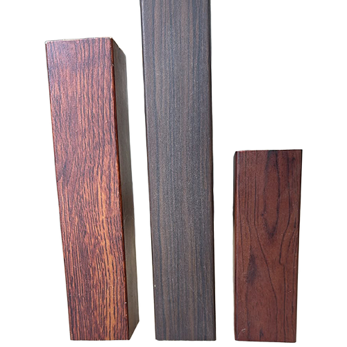 Square Pipe Wooden Texture Hand Rest