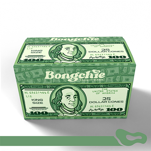 Dollar Printed Smoking Papar Roll