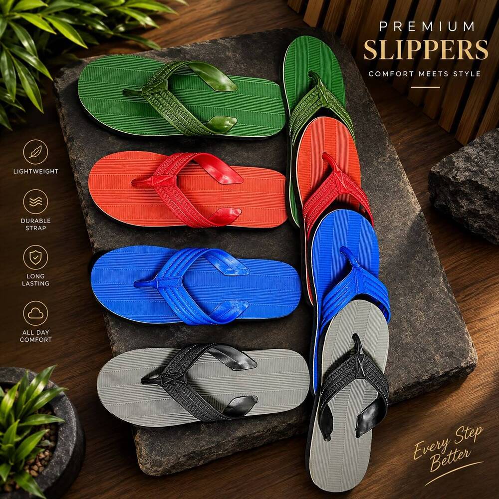Mens Light Weight Slippers