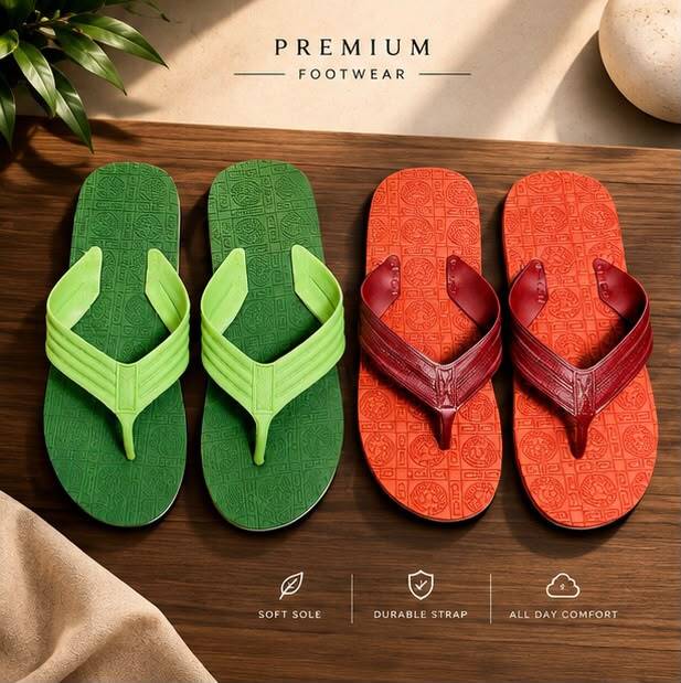 Mens Soft Sole Slippers