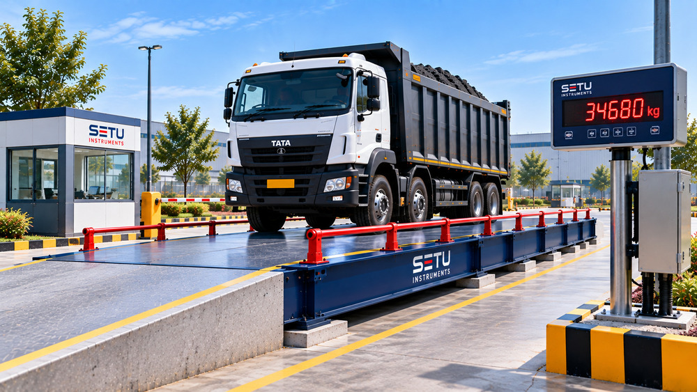 Industrial Weighbridge Truck And Display