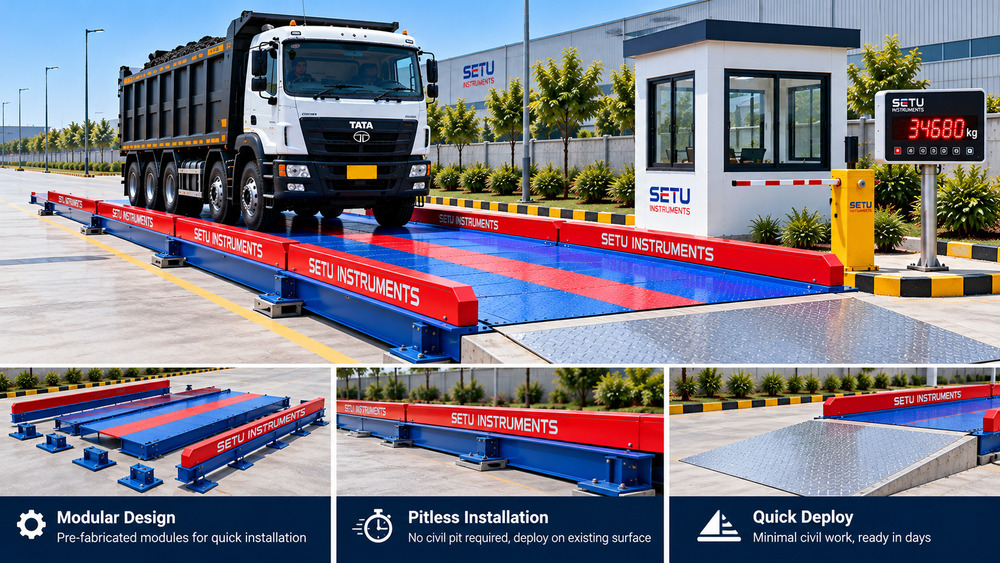 Pitless Quick Deploy Weighbridge
