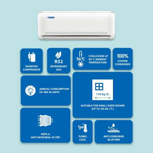1 Ton 3 star inverter AC