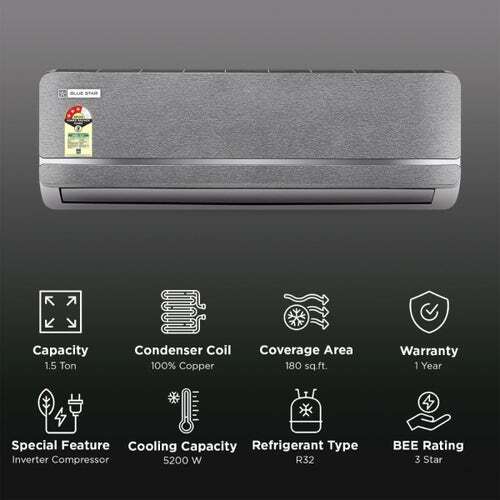 1.5 Ton 3 star inverter AC