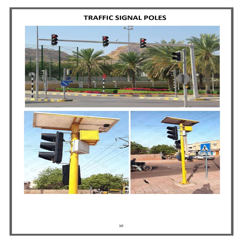 Galvanized Iron Octagonal Pole - 9 Meters Tall, Silver Finish | Corrosion Resistant, Hot Dip Galvanizing, Ideal For Street Lighting