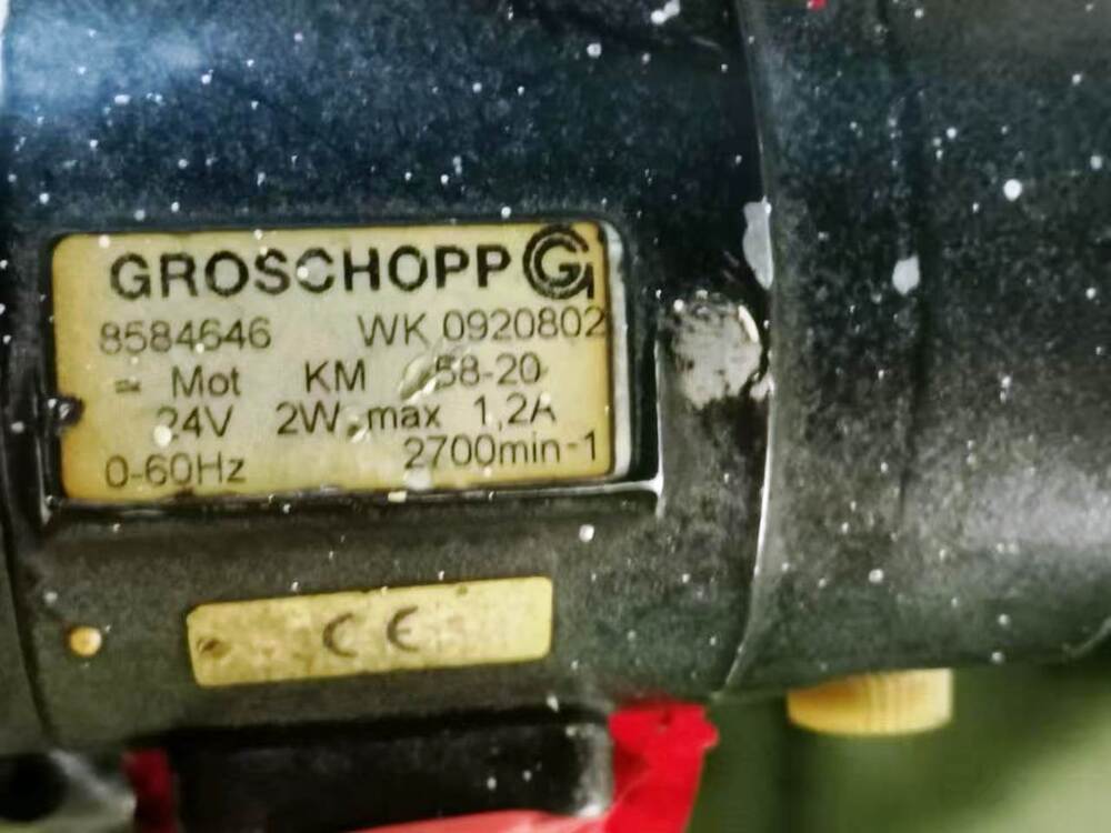 Groschopp Mot Km 58-20 24V Dc Geared Motor 2700 Rpm German Motor - Application: Marine Vessel Automation: Engine Room Small Control Valve Positioners