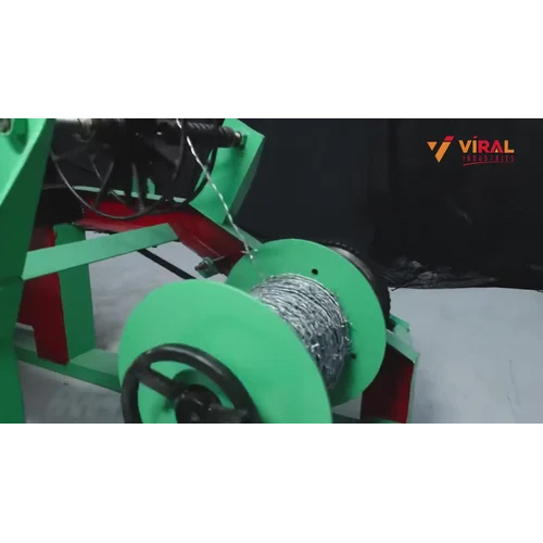 Industrial Automatic Barbed Wire Making Machine - Dimension (L*w*h): 8 Foot (Ft)