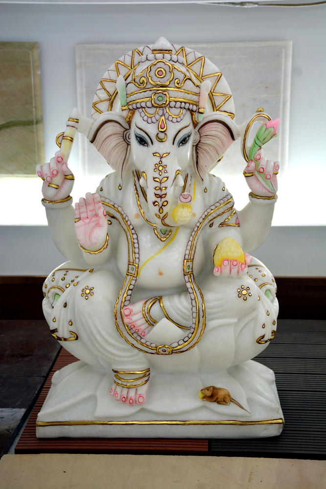 Marble Temples And God Figures