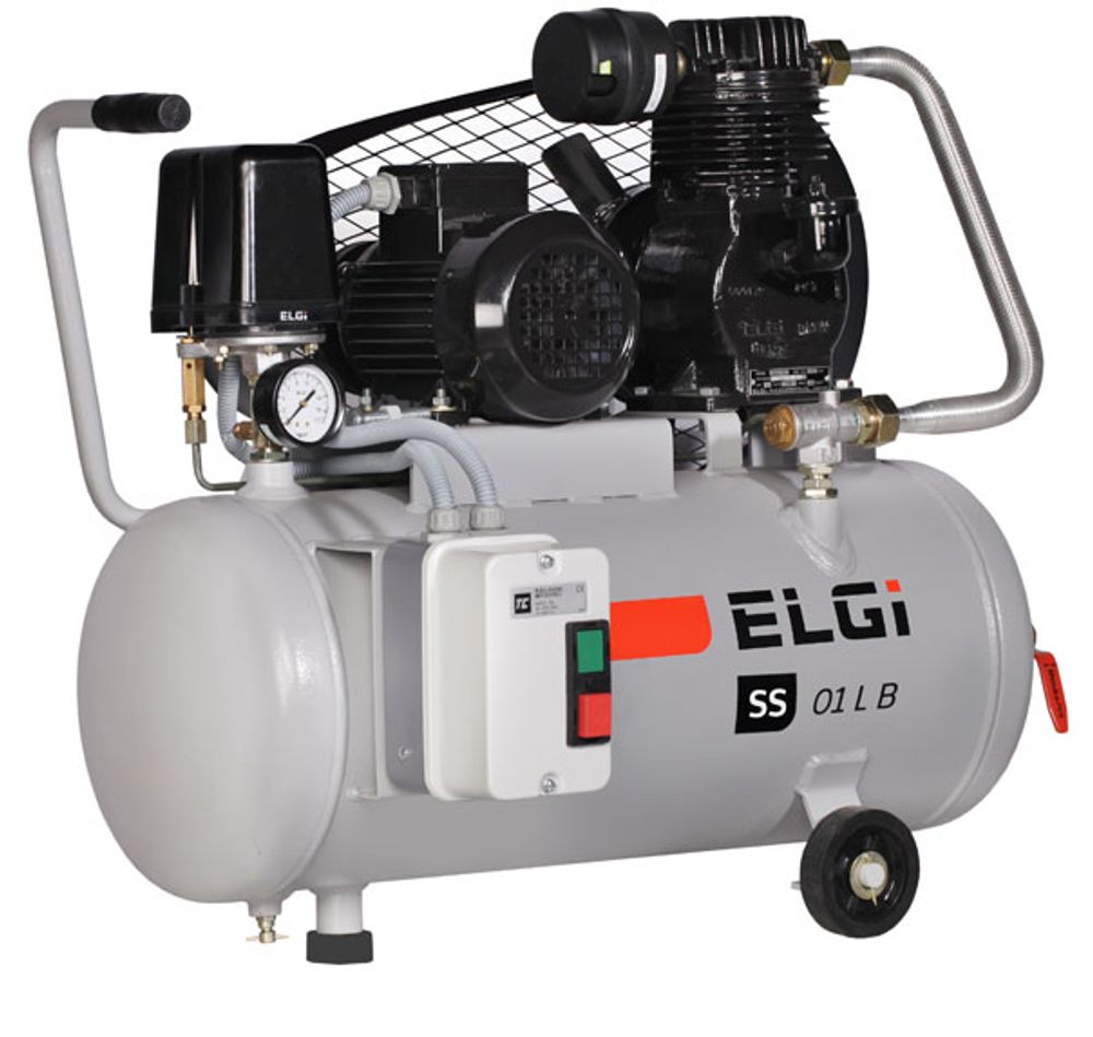 Elgi Ss01 Lb 1 Hp Single Phase 45L Reciprocating Air Compressor - Air Consumption: Max Pressure Up To 10 Bar