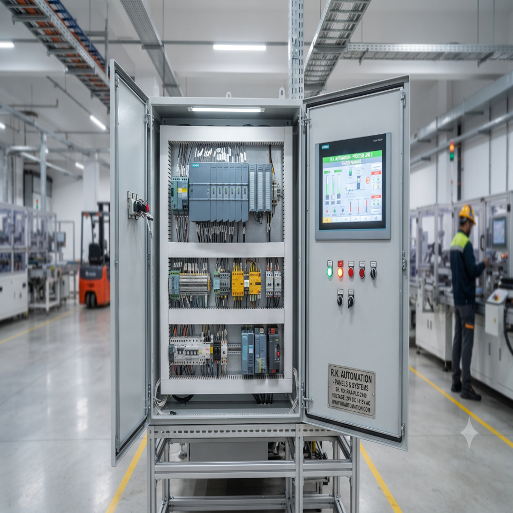 Plc Control Panel - Application: Industrial Automation