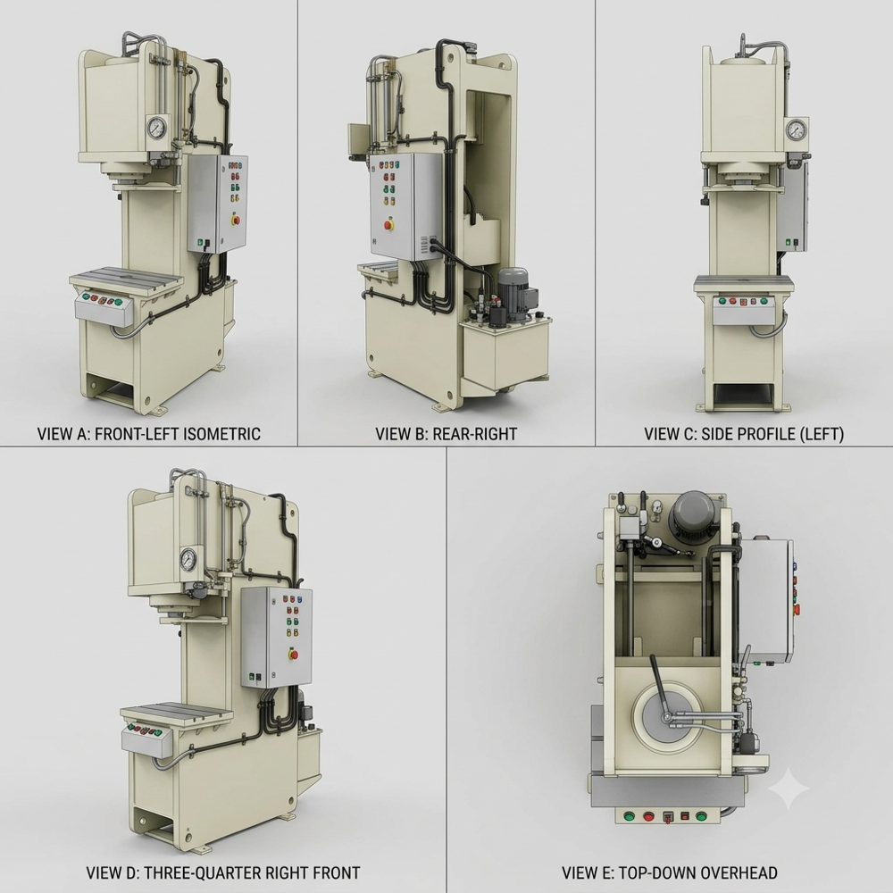 Work Shop Press Machine - Dimension (L*w*h): 1600 Mm X 850 Mm X 2300 Mm