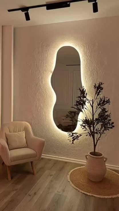 Frameless Shape Light Mirror