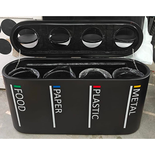 Dustbin With Swing Lids