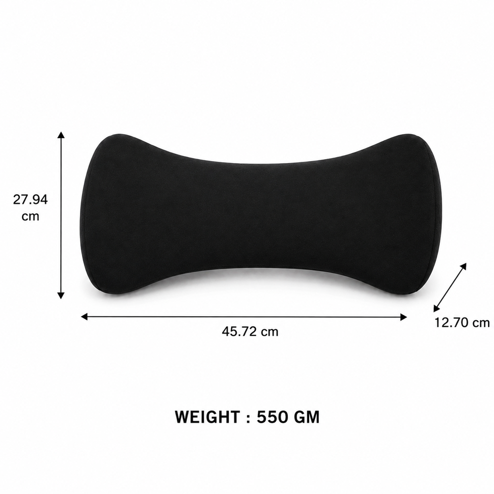 Multy Lumber Pillow - Color: Black