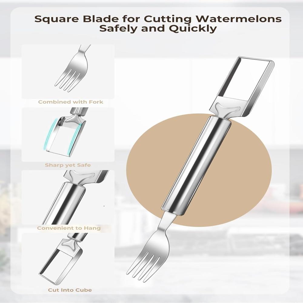 Stainless Steel Dual Purpose Fruit Fork