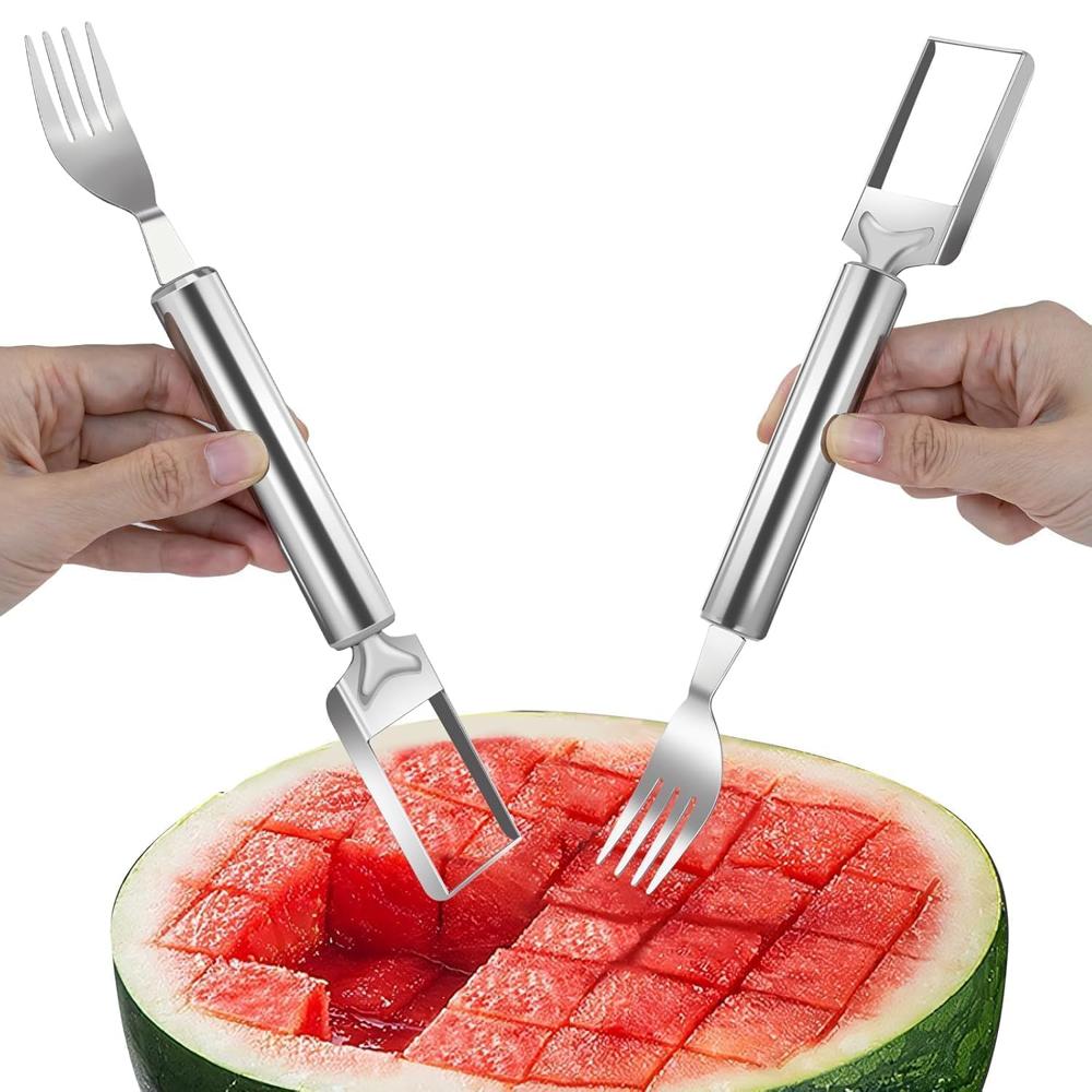 Stainless Steel Dual Purpose Fruit Fork