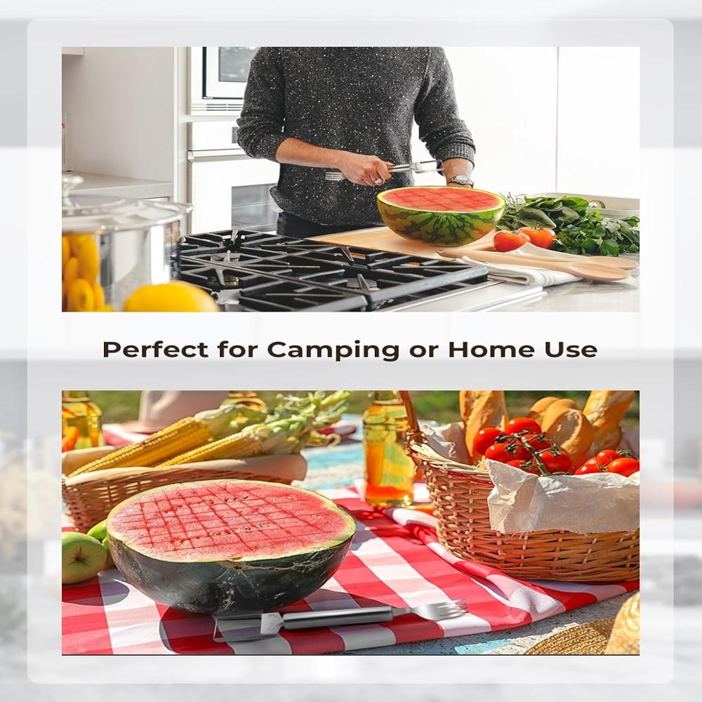 Stainless Steel Dual Purpose Fruit Fork