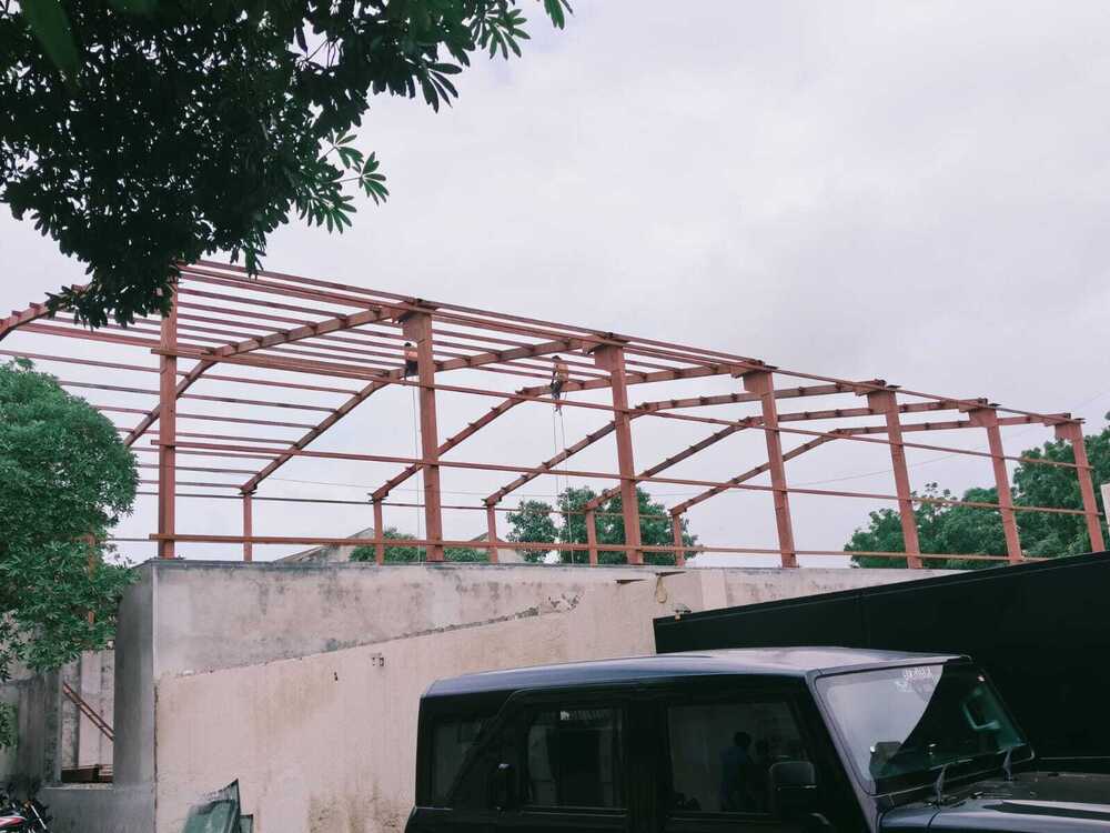 Structural Steel Roof Framework