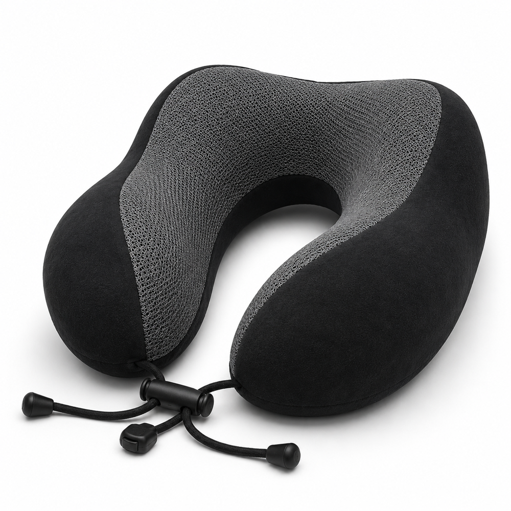 Neck Travelling Pillow - Color: Blue Black