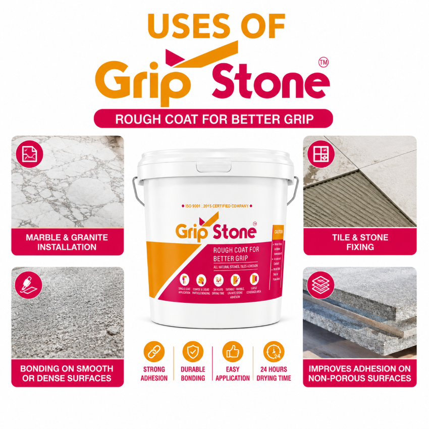 Grip Stone Rough Coat for Marble, Granite & Tile Surfaces 1Kg, 2Kg & 5Kg 