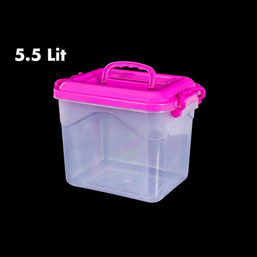 5.5ltr Plastic Lock And Lock Square Container