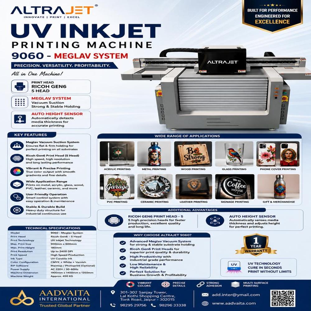 Uv Flatbed 9060 2x3 4head Gen6