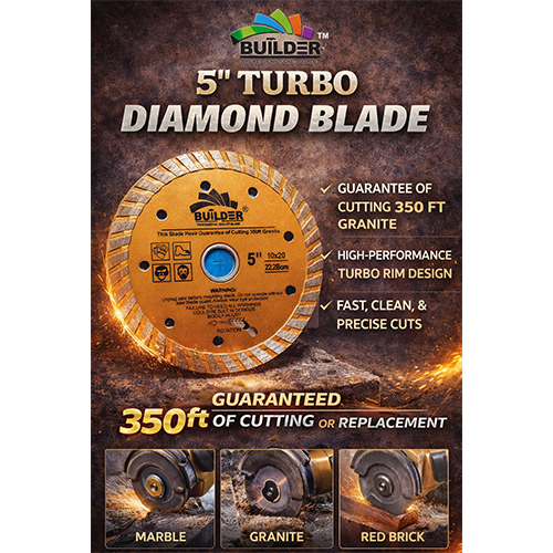 5 inch Turbo Diamond Blades